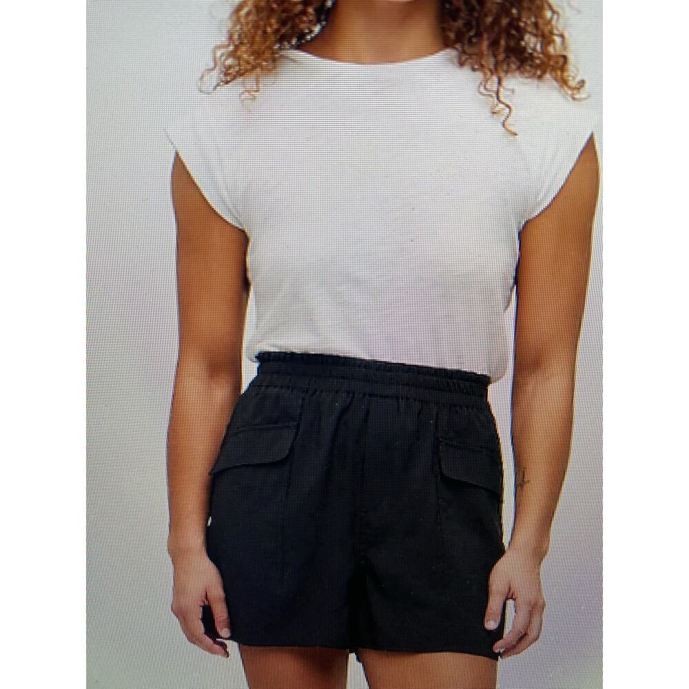 NWT Madewell womens med pull on cargo shorts in soft drape